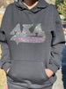 Alpha Kappa Alpha Rhinestone Bling Velour Lined Hoodie