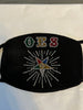 OES Eastern Star Rhinestone Bling Face Mask