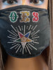 OES Eastern Star Rhinestone Bling Face Mask