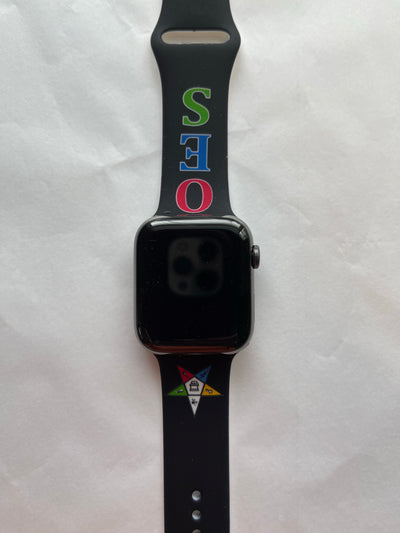 Silicone Apple Watch Band - OES Eastern Star - D9 Greeks