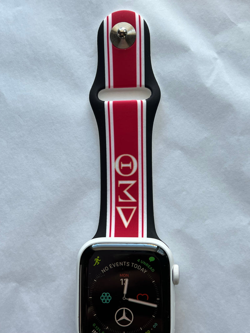Delta Sigma Theta Apple Watch Band Size 38/40/41 mm Black