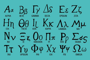 The Greek alphabets – D9 Greeks