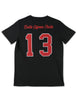 Delta Sigma Theta ΔΣΘ Glitter Dri Fit Tee Black