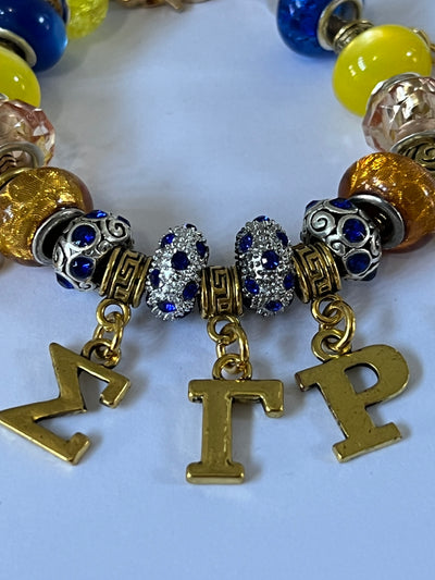 Sigma Gamma Rho Cherish Bling Charm Bracelet