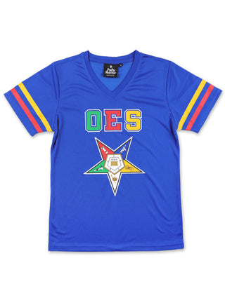 OES Eastern Star Football Jersey Blue