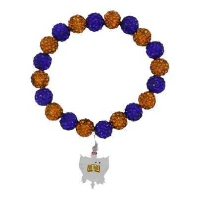 Sigma Gamma Rho Bling Shield Elastic Bracelet