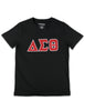 Delta Sigma Theta ΔΣΘ Glitter Dri Fit Tee Black