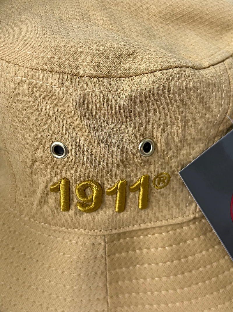 Omega Psi Phi Flexfit Bucket Hat Khaki