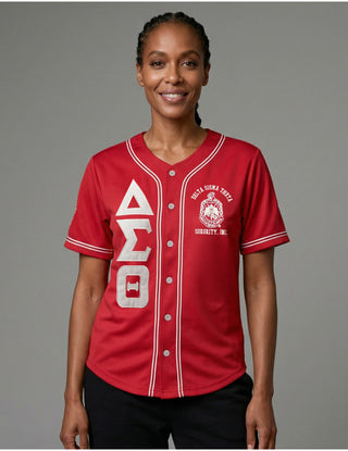 Delta Sigma Theta ΔΣΘ Baseball Jersey Red