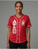 Delta Sigma Theta ΔΣΘ Baseball Jersey Red