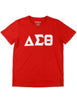 Delta Sigma Theta ΔΣΘ Glitter Dri Fit Tee Red
