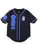 Phi Beta Sigma Baseball Jersey Black