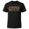 Omega Psi Phi Luxury Embroidered Tee Shirt Black