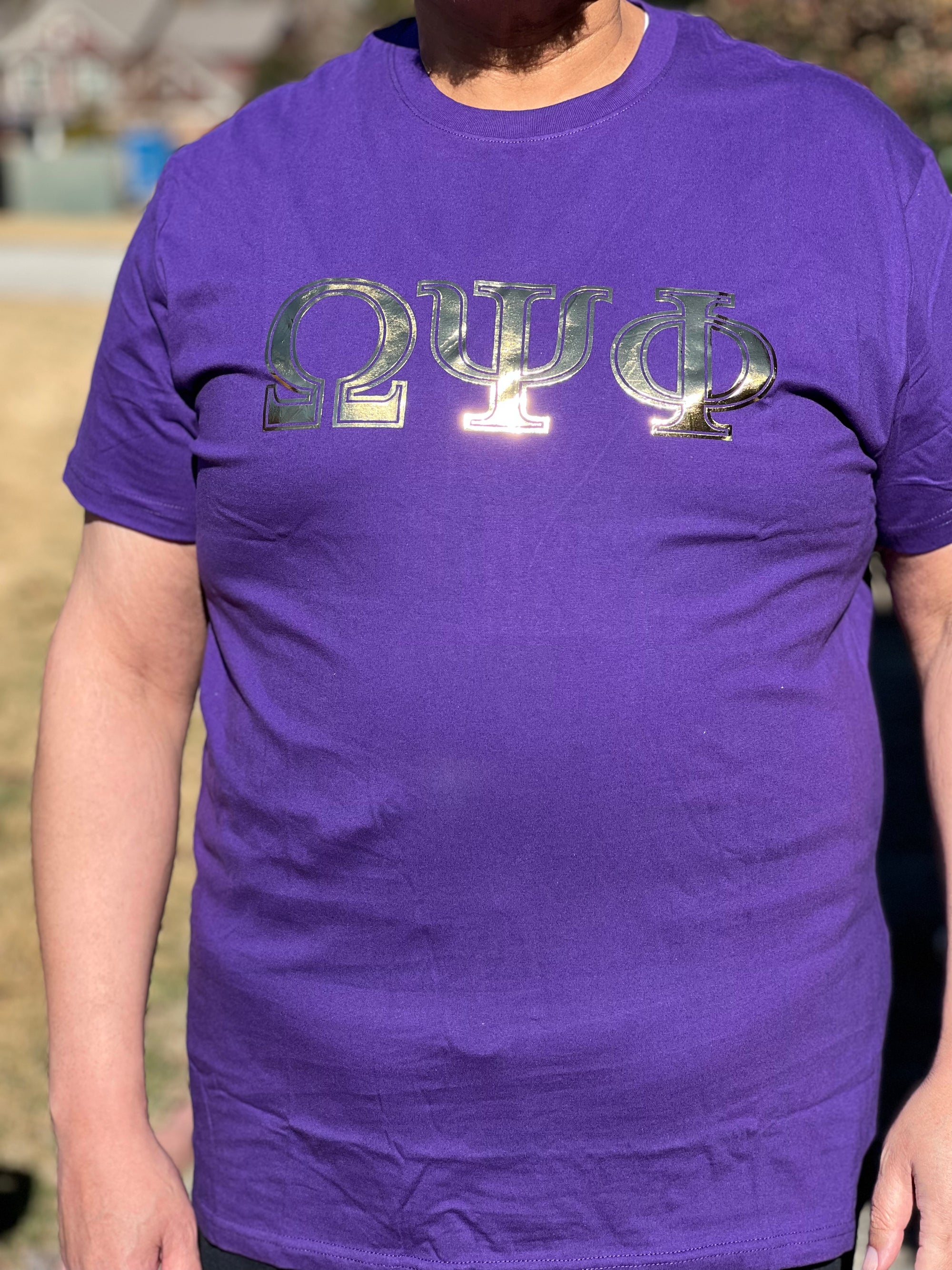 Omega Psi Phi Metallic OMEGA T-Shirt