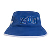 Zeta Phi Beta Embroidered Flexfit Bucket Hat Blue