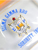 Sigma Gamma Rho Greek Letters Clear Crossbody Bag Gold (Copy)