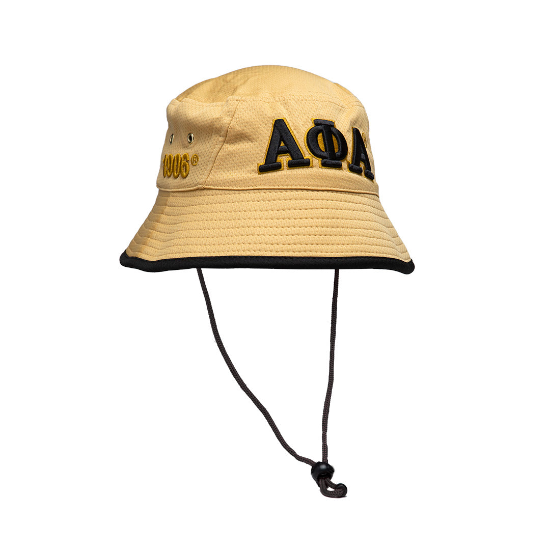 Alpha Phi Alpha Flexfit Bucket Hat Khaki