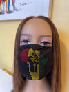 Africa Bling Rhinestone Face Mask