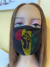 Africa Bling Rhinestone Face Mask