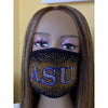 Albany State University Bling Face Mask with Filter Pocket and Filter