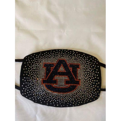 Auburn University Tigers Rhinestone Bling Face Mask