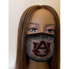 Auburn University Tigers Rhinestone Bling Face Mask