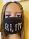 Black Lives Matter Mask Bling Mask Crystal Color