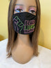 Black Lives Matter Mask Pink and Green