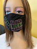 Black Lives Matter Mask Pink and Green
