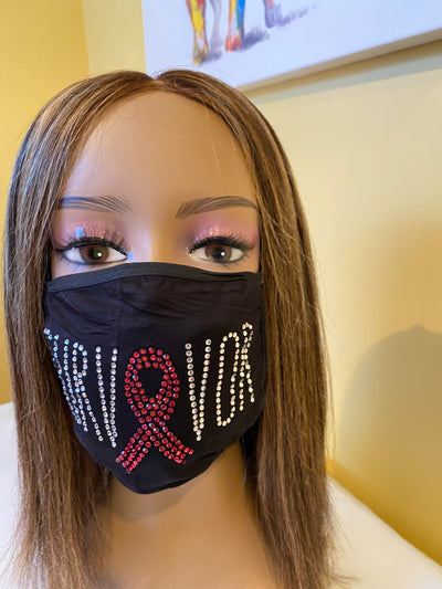 Breast Cancer Awareness Survivor Mask