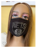Brooklyn Nets Rhinestone Bling Face Mask Washable