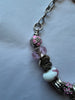 Breast Cancer Awareness Bling Ribbon Charm Bracelet