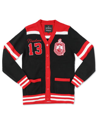 Delta Sigma Theta Cardigan Sweater Black