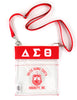 Delta Sigma Theta Clear Crossbody Bag