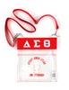 Delta Sigma Theta Clear Crossbody Bag