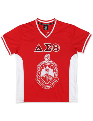 Delta Sigma Theta ΔΣΘ Sequin Football Jersey Red