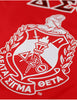 Delta Sigma Theta ΔΣΘ Sequin Football Jersey Red