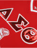 Delta Sigma Theta ΔΣΘ Sequin Football Jersey Red