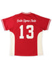 Delta Sigma Theta ΔΣΘ Fitted Football Jersey Red
