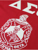 Delta Sigma Theta ΔΣΘ Fitted Football Jersey Red