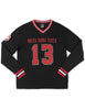 Delta Sigma Theta ΔΣΘ Glitter Long Sleeve Jersey Black