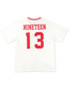 Delta Sigma Theta ΔΣΘ Chenille Oversize Football Jersey Ivory