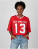 Delta Sigma Theta ΔΣΘ Chenille Football Jersey Red