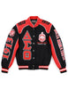 Delta Sigma Theta Twill Racing Jacket Black