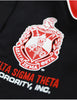 Delta Sigma Theta Twill Racing Jacket Black