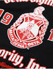 Delta Sigma Theta Twill Racing Jacket Black