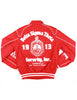 Delta Sigma Theta Twill Racing Jacket Red
