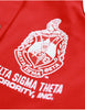 Delta Sigma Theta Twill Racing Jacket Red