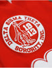 Delta Sigma Theta Twill Racing Jacket Red