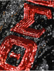 Delta Sigma Theta Sequin Jacket Black